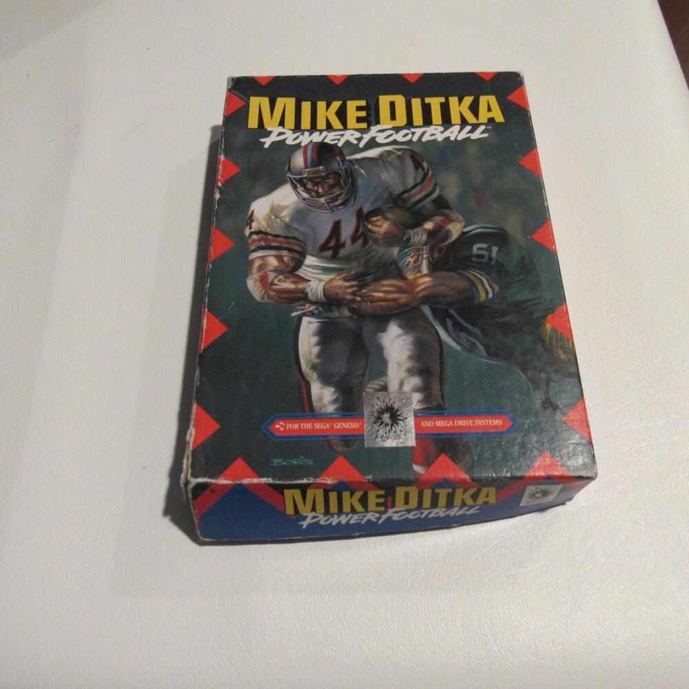 MIKE DITKA POWER FOOTBALL SEGA GENESIS COMPLETE WITH MANUAL‎ 1